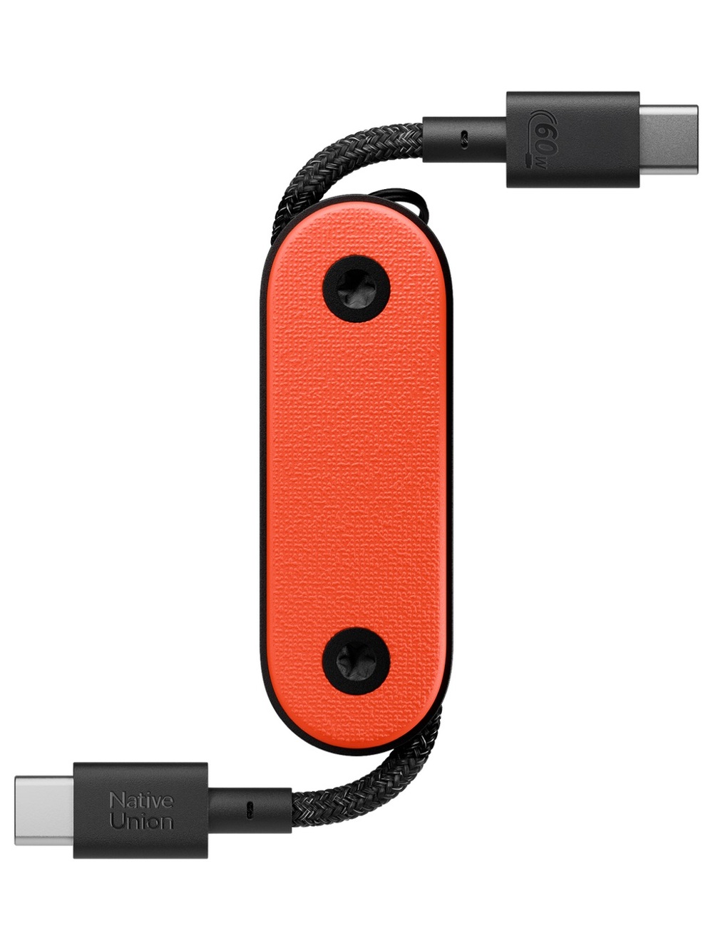 NWT Native Union Pocket Cable USB-C to USB-C 60W Fast Charging Keychain Cable